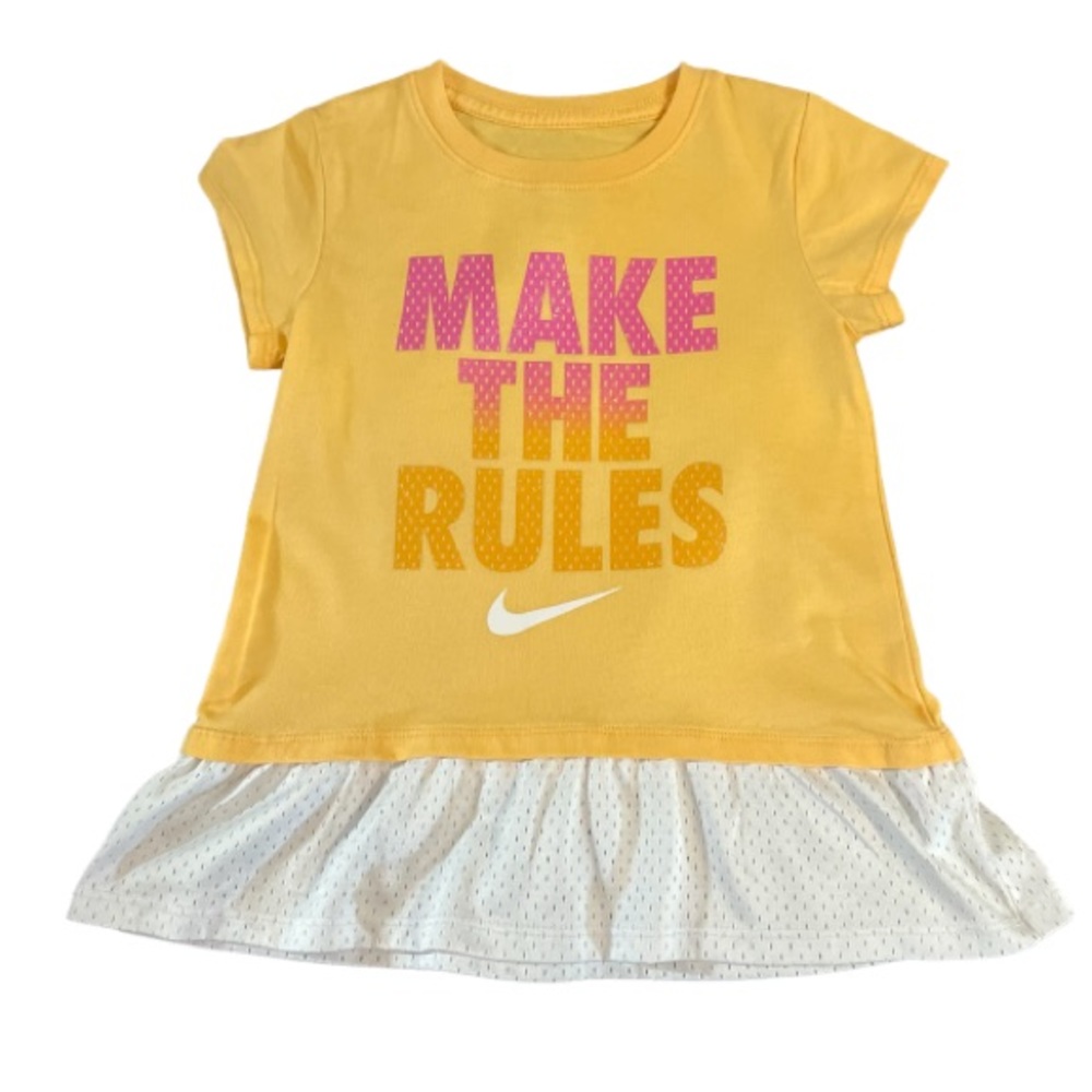 Nike Kids Orange T-shirt Tennis Dress Size Small